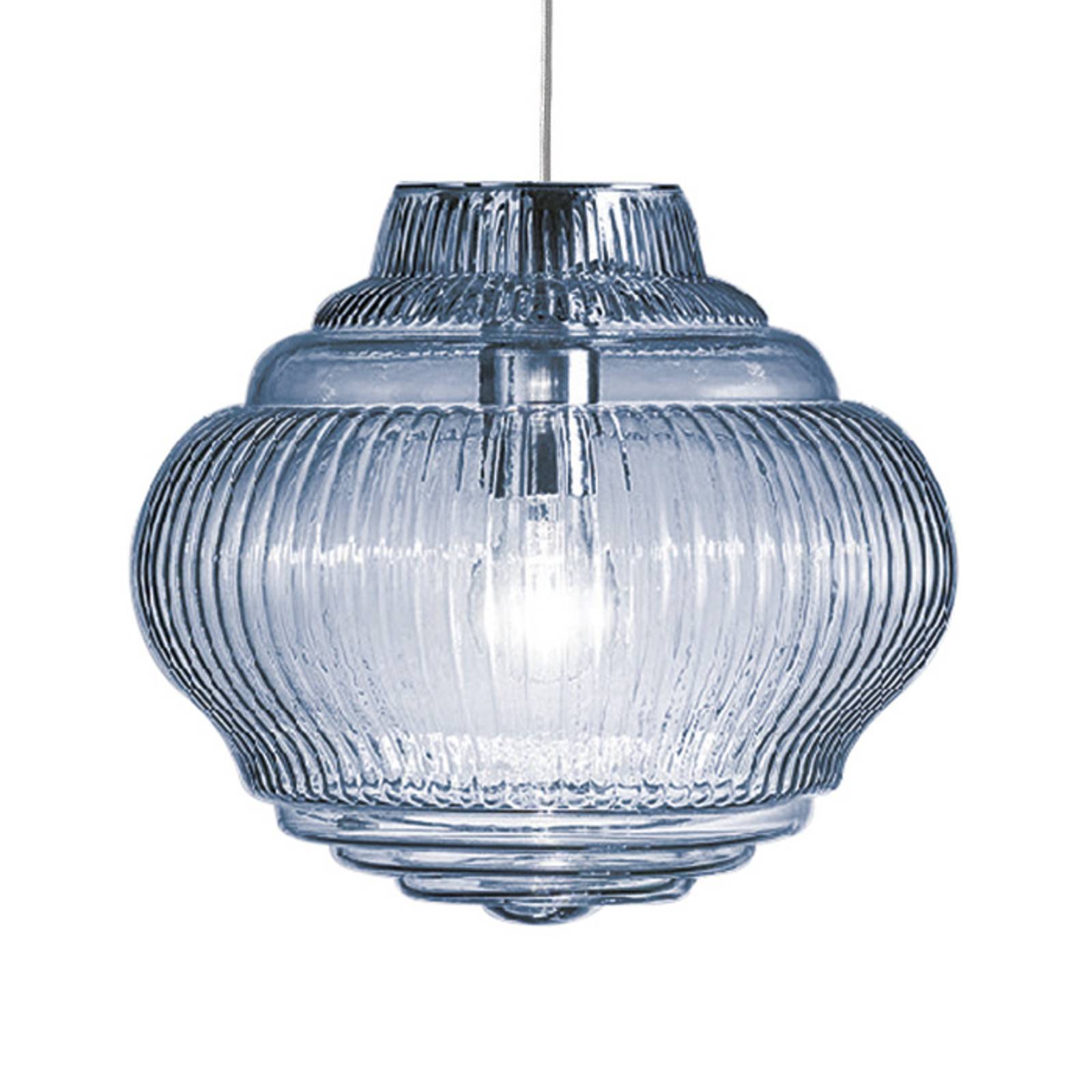 AILATI Pendellampe Bonnie 130 cm hellblau
