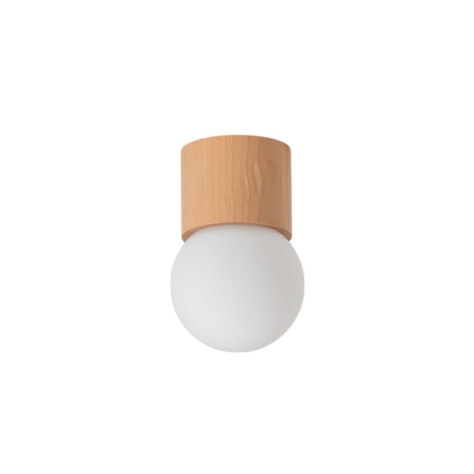 Deckenleuchte Boomo, Ø 12 cm, Holz