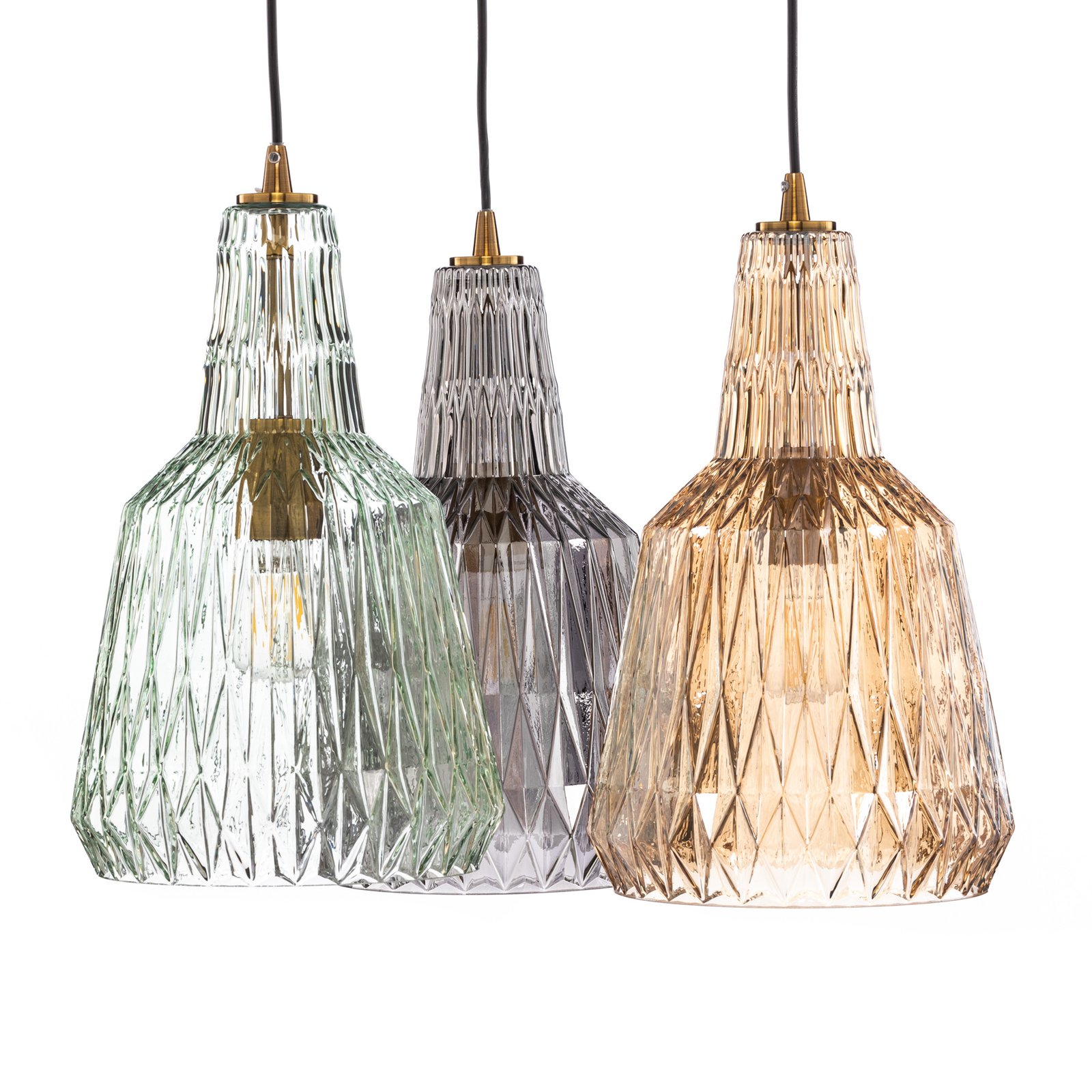 Belarion 3 Cluster Candeeiro suspenso Multicolorido - Lindby