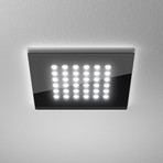 Domino Flat Square LED allvalgusti, 16 x 16 cm, 11 W