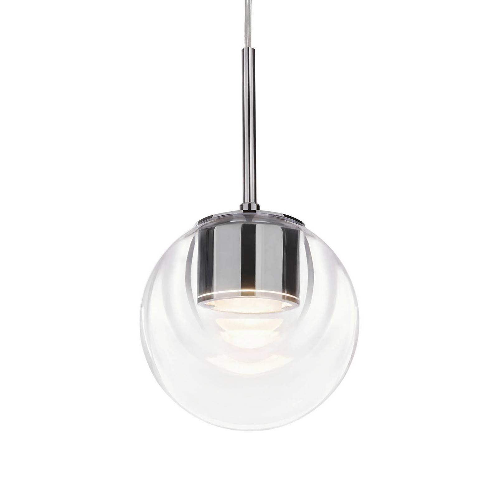 Image of Kundalini Dew suspension LED, à une lampe chromée 8015086000044