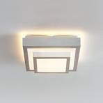 Lindby Mirco LED alu mennyezeti lámpa szögl 27cm