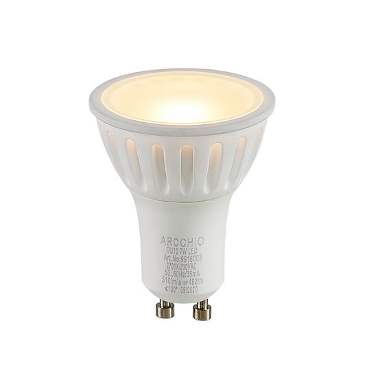 Arcchio LED-heijastin GU10 100° 7W 2,700K himmennettävissä