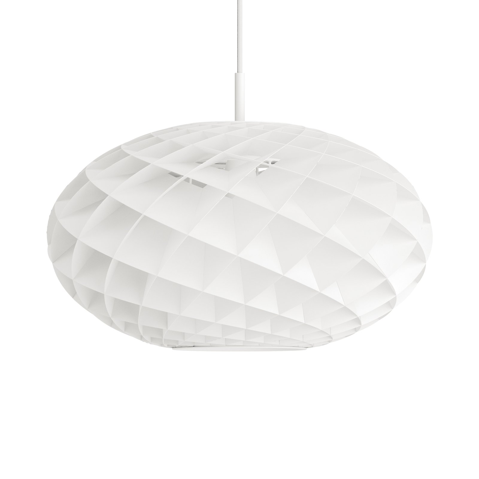 Patera Oval Suspension Matt White - Louis Poulsen