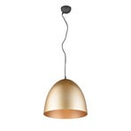 TILDA pendant light, 1-bulb, brass, Ø 40 cm