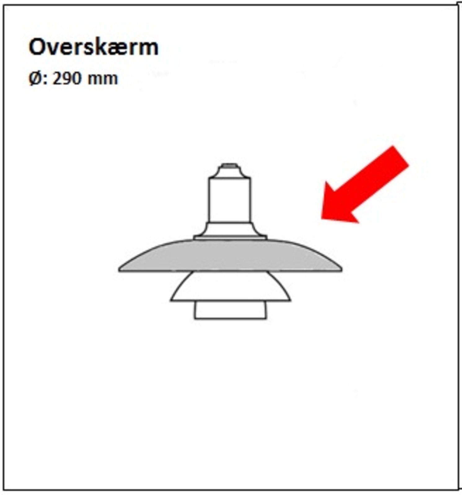 PH 3/2 Overshade for Pendant Opal - Louis Poulsen