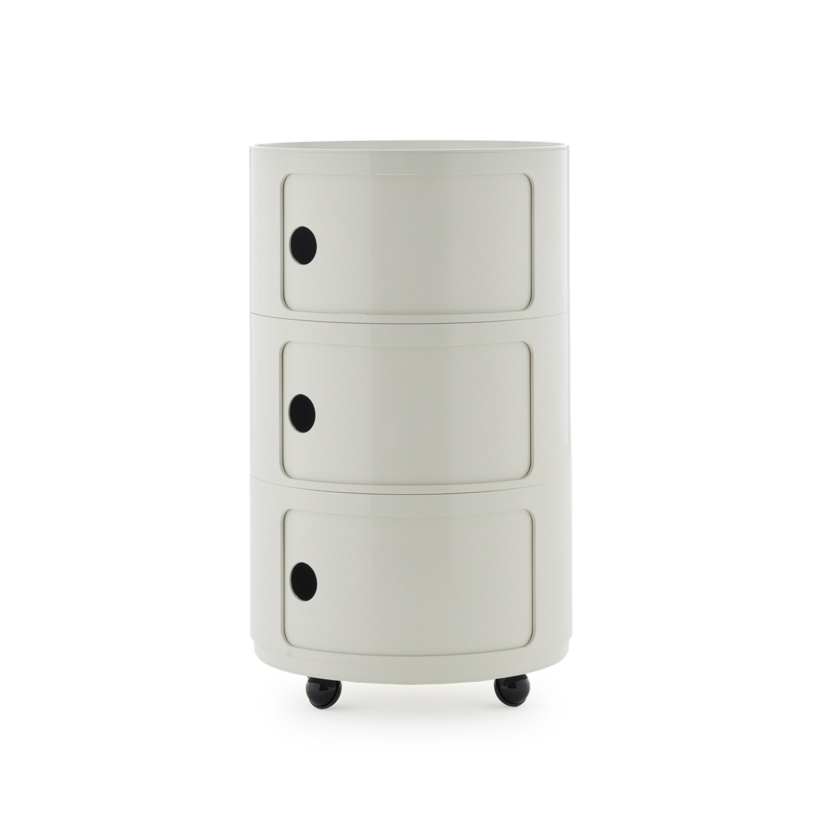 Componibili Big Container, hvit, 3 elementer, høyde 69,5 cm - Kartell