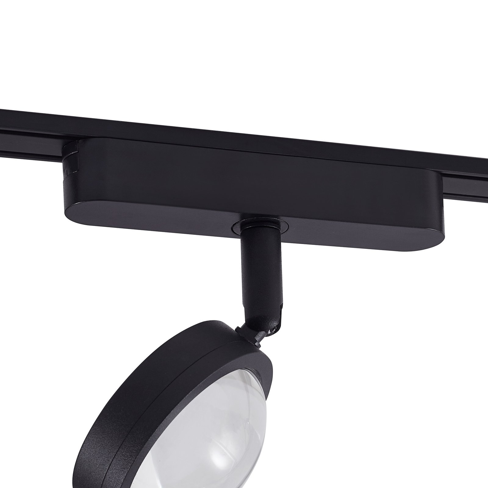 Système de lampes sur rail 48 V Lumaro, spots, à 5 lampes, noir, Ø 7,3cm