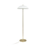 Globus golvlampa, höjd 150 cm, beige/mässing - Dyberg Larsen