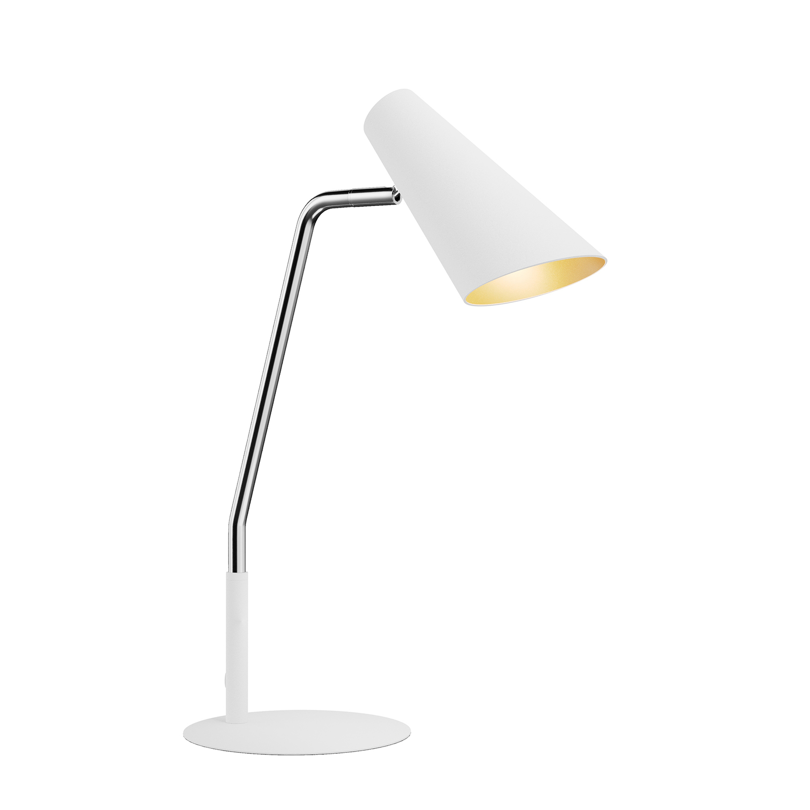 Lucande Wibke stolní lampa v bílé barvě