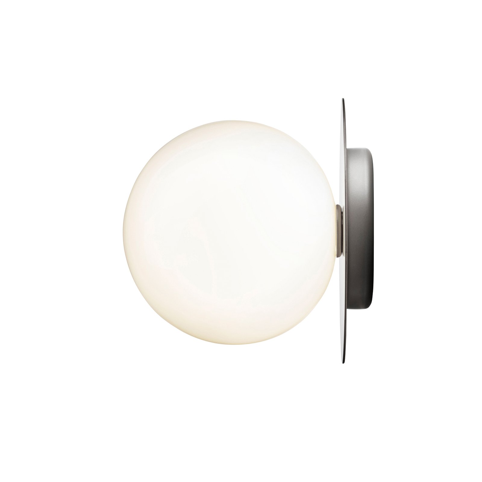 Liila 1 Applique Murale/Plafonnier IP44 Large Clair Argent/Blanc Opale - Nuura