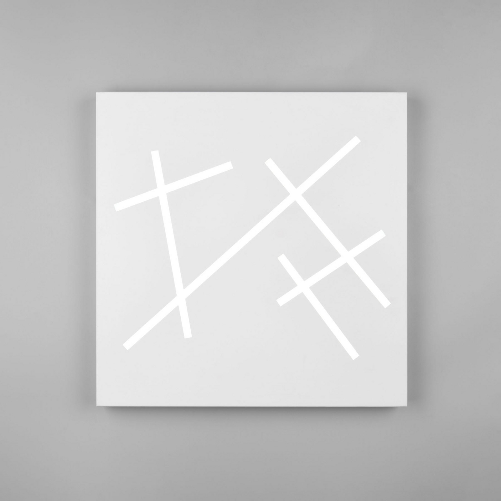 LED-taklampa Snip, matt vit, längd 50 cm, metall, CCT LED-taklampa Snip, matt vit, längd 50 cm, metall, CCT