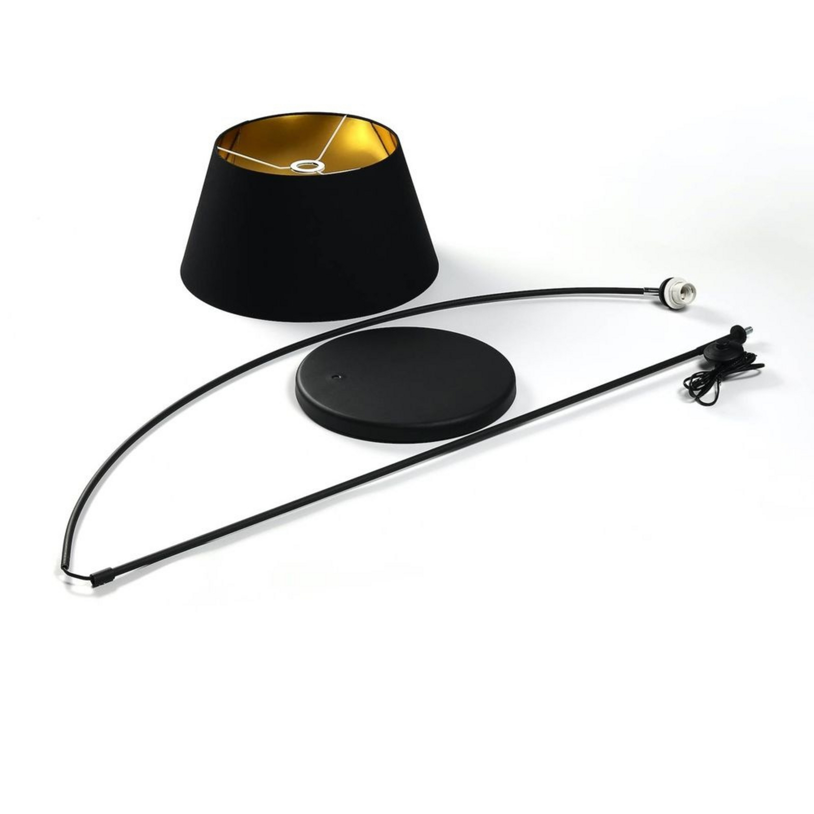 Esti Lampadar Black/Gold - Lindby