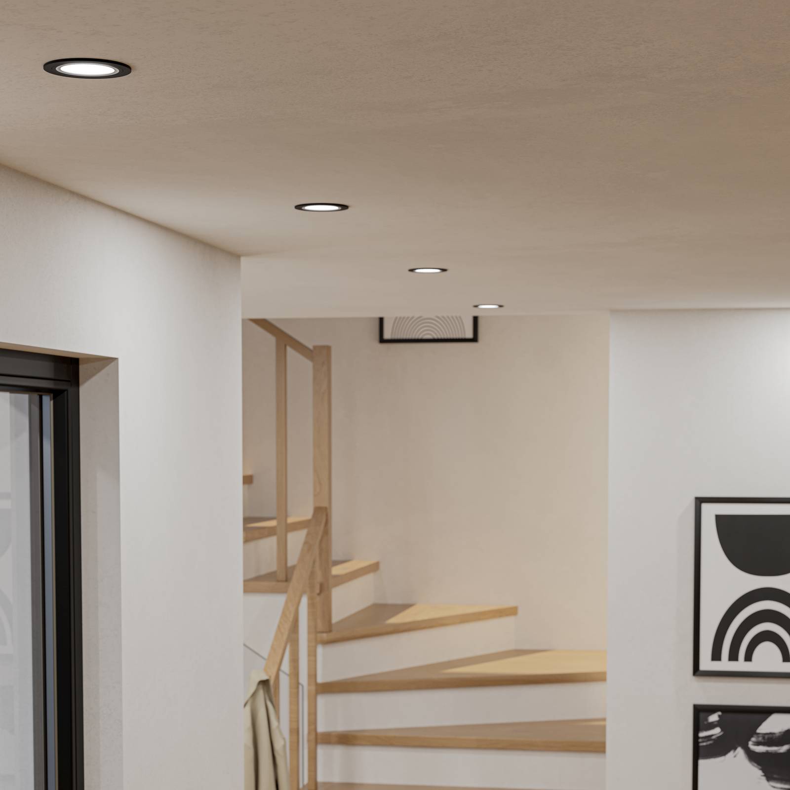 EGLO connect Inteligentna lampa LED Carosso-Z, Ø 9 cm, czarna