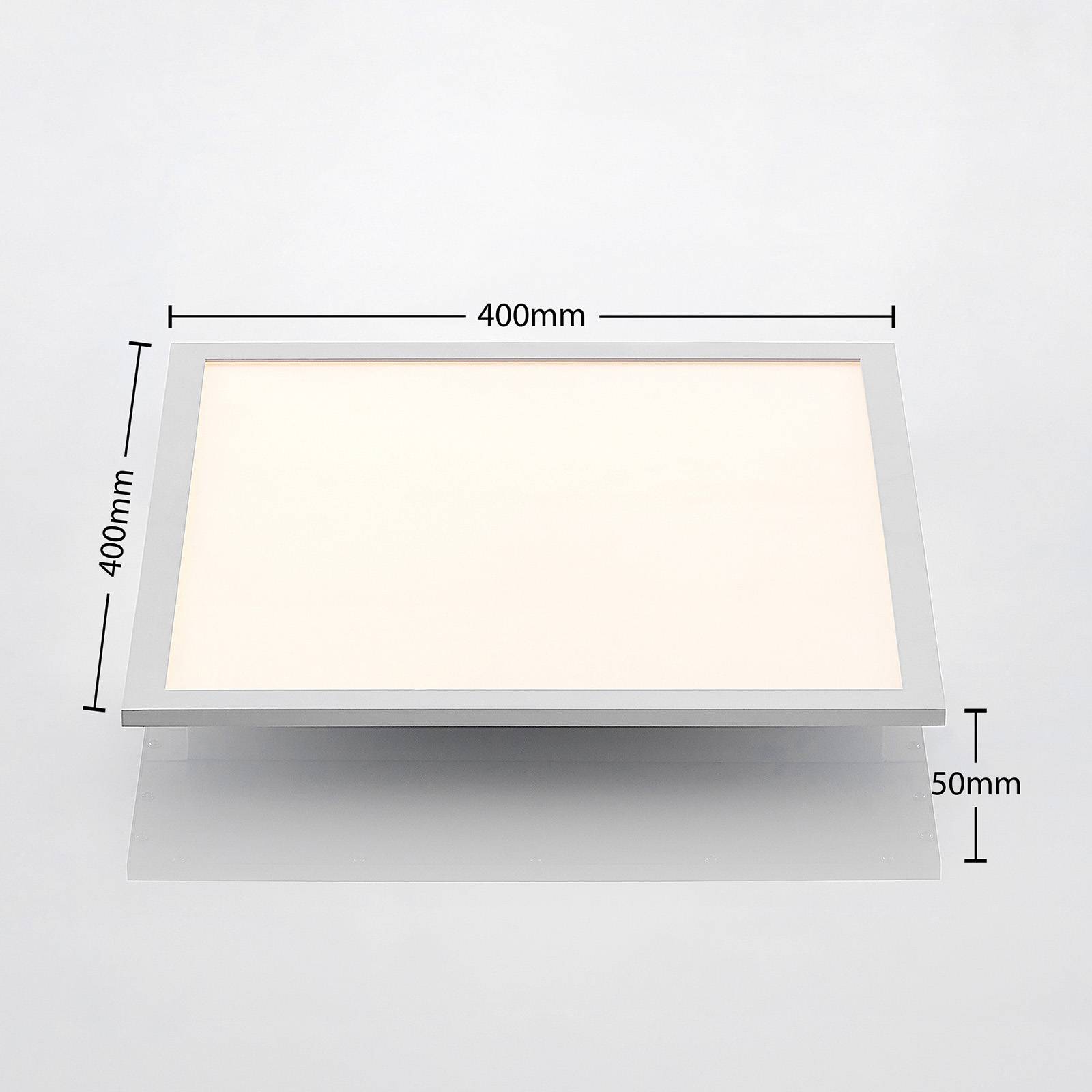 Lindby Quais panel LED 4 000 K, 40x40 cm