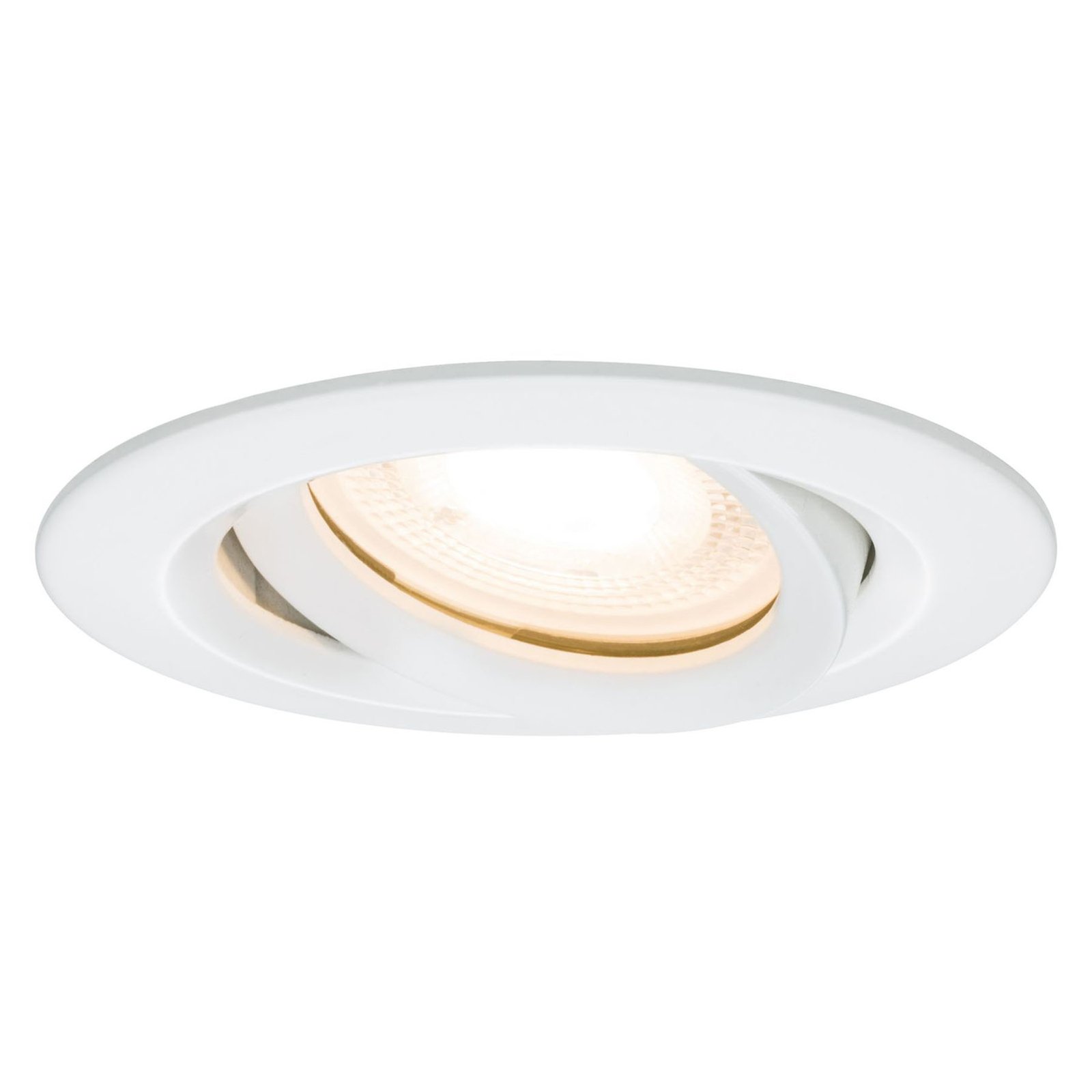 Nova LED recessed spotlight, dimmable, IP65, white - Paulmann