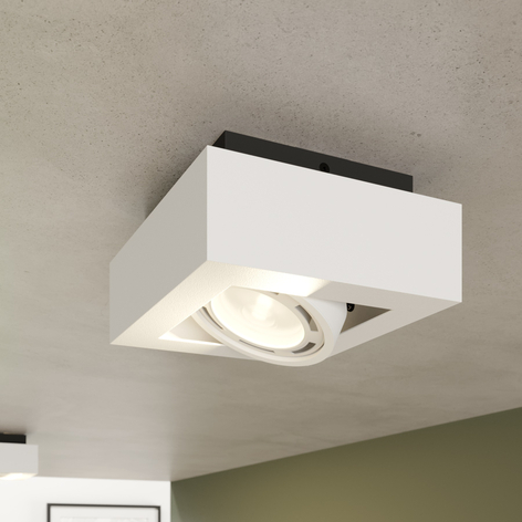 LED-Deckenstrahler Ronka, GU10, 1-fl., weiß