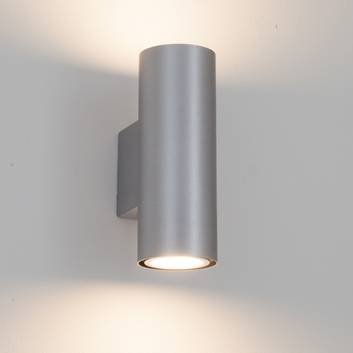 Strieborné nástenné LED svietidlo Kabir 2-pl
