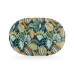 Podnos Jellies Family, listový vzor/zelený, polymér – Kartell