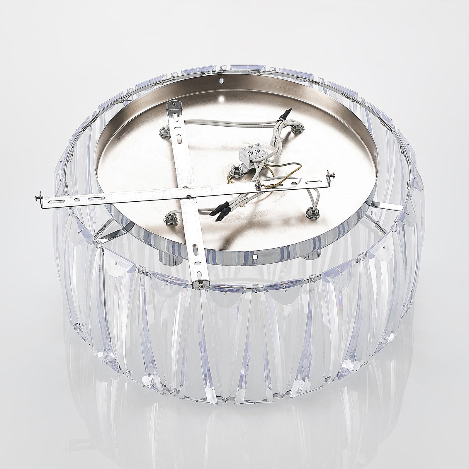 Sofia Mennyezeti Lámpa Transparent/Chrome - Lindby
