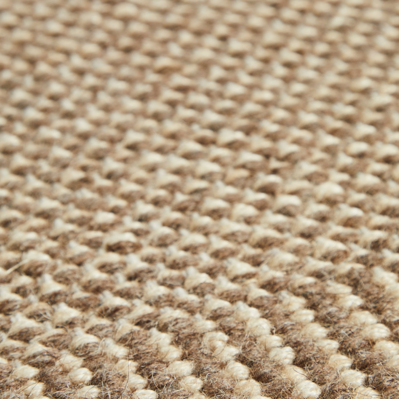 Tapis Rombo, marron, 90 cm x 140 cm, laine - Woud Tapis Rombo, marron, 90 cm x 140 cm, laine - Woud