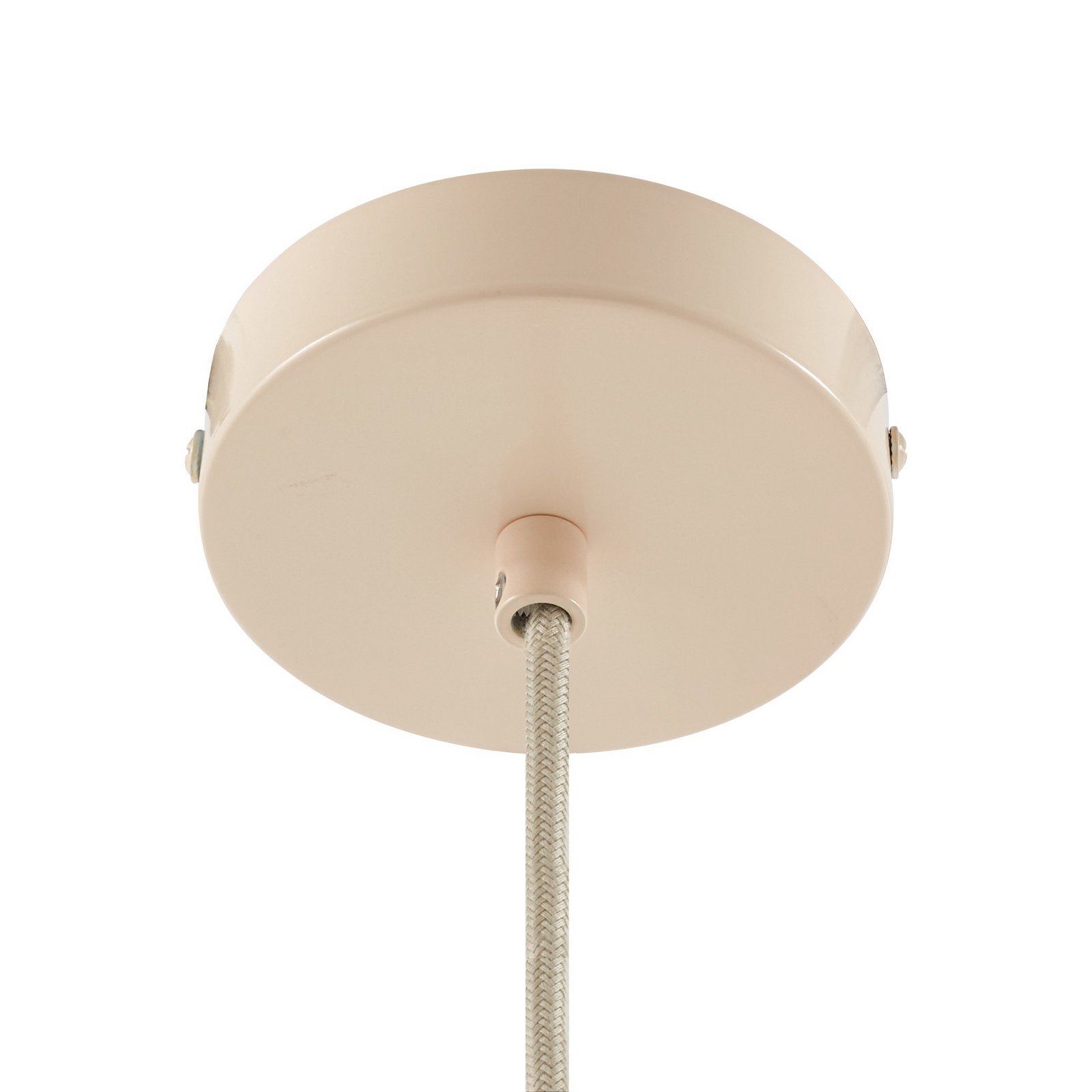 Hattie pendant light, E27 socket, Ø 5 cm, beige, metal - Lindby Hattie pendant light, E27 socket, Ø 5 cm, beige, metal - Lindby