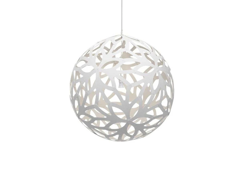 David Trubridge ltd - Floral Pendelleuchte Ø100 Weiß 2 Seiter David Trubridge