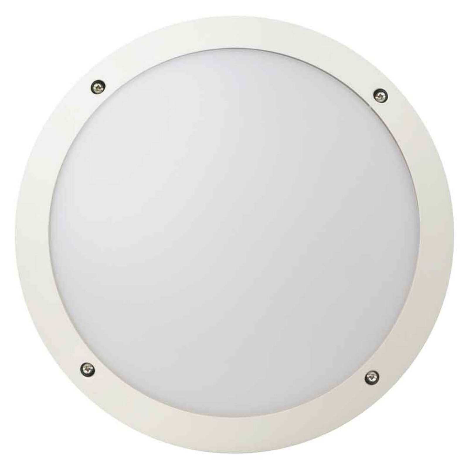 Megaman Fonda+ LED wall light, multilumen, white, for Hallway, plastic, 22 W, energy efficiency: A+, H: 8.5 cm