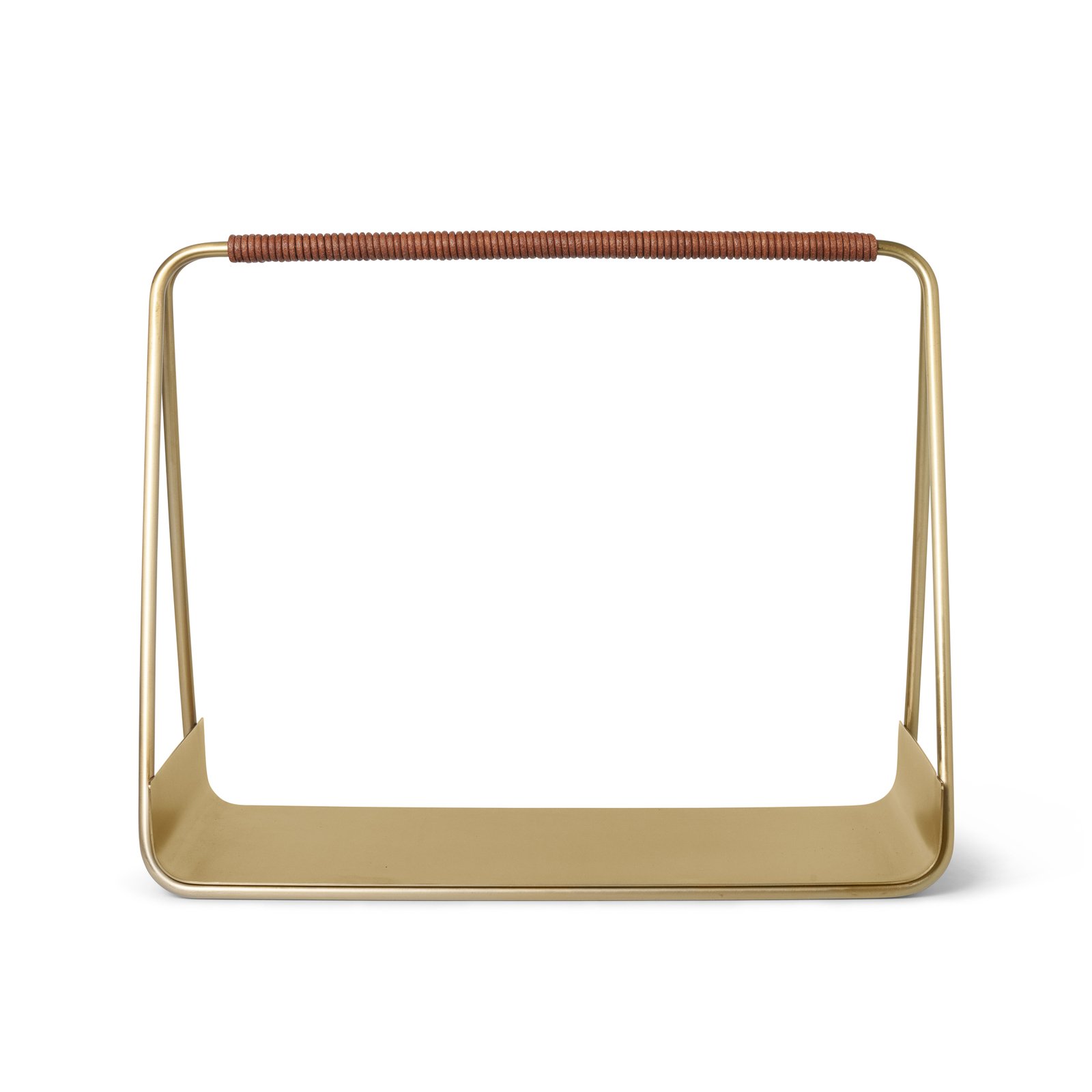 ferm LIVING koka grozs Port, misiņš, nerūsējošais tērauds, platums 50 cm