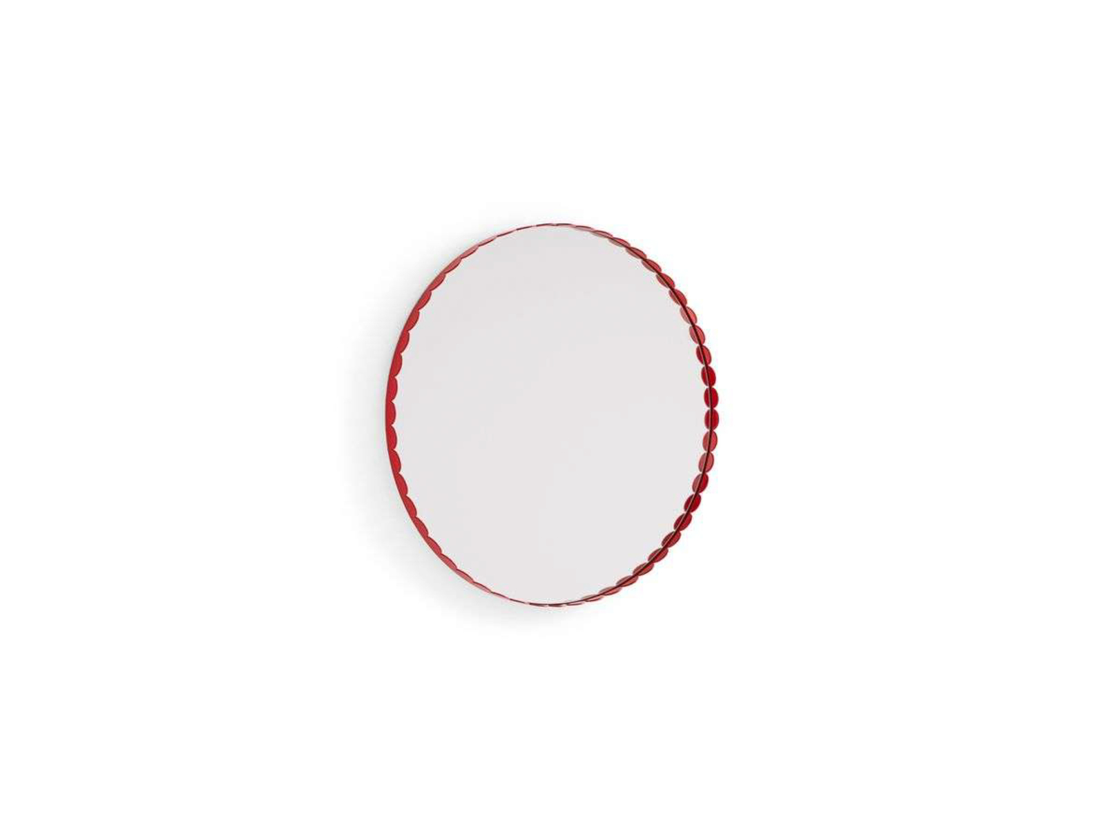 Arcs Mirror Round Red - HAY