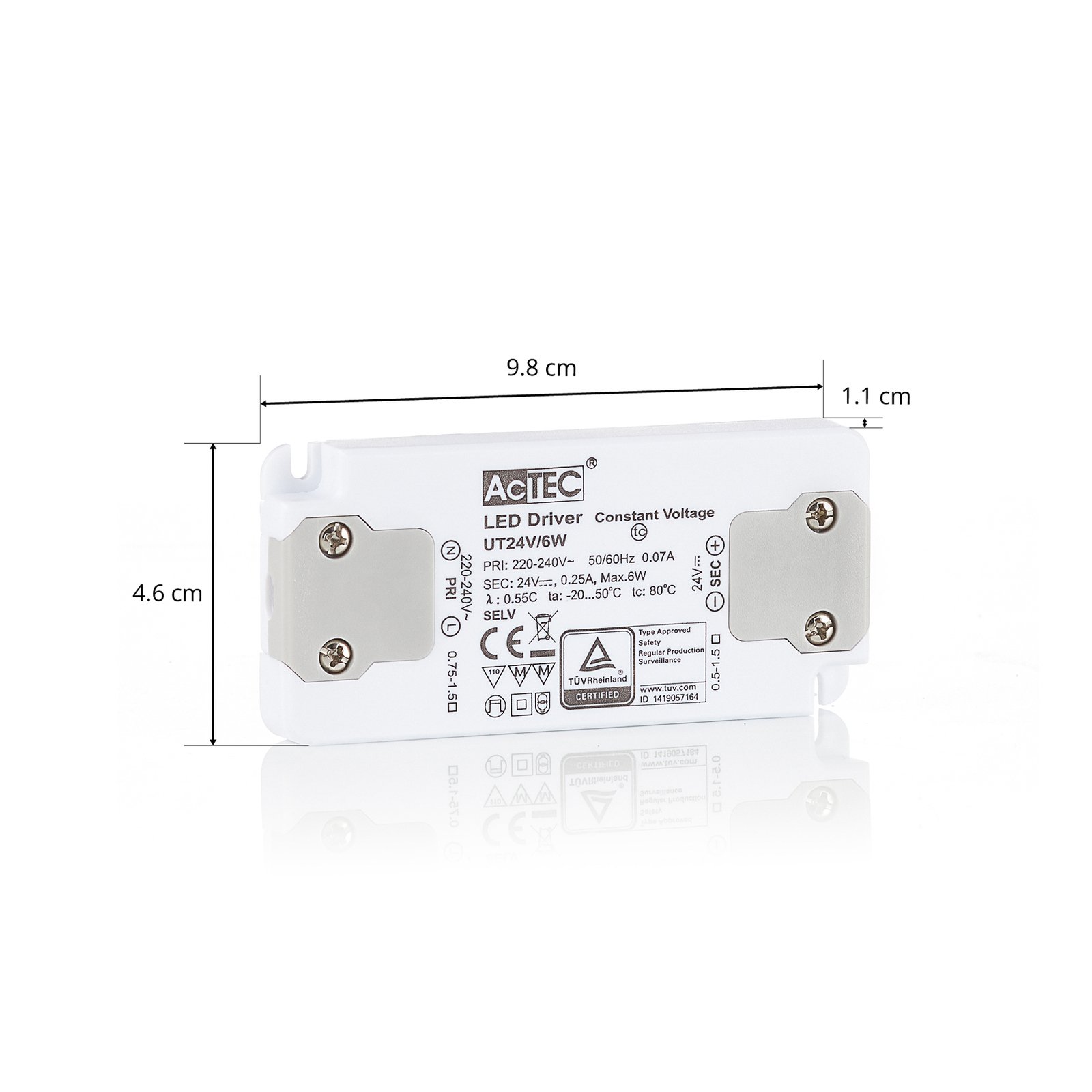 AcTEC Slim LED ovladač CV 24V, 6W