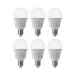 Lindby LED-Leuchtmittel, E27, 11 W, opal, 3.000 K, 6er-Set