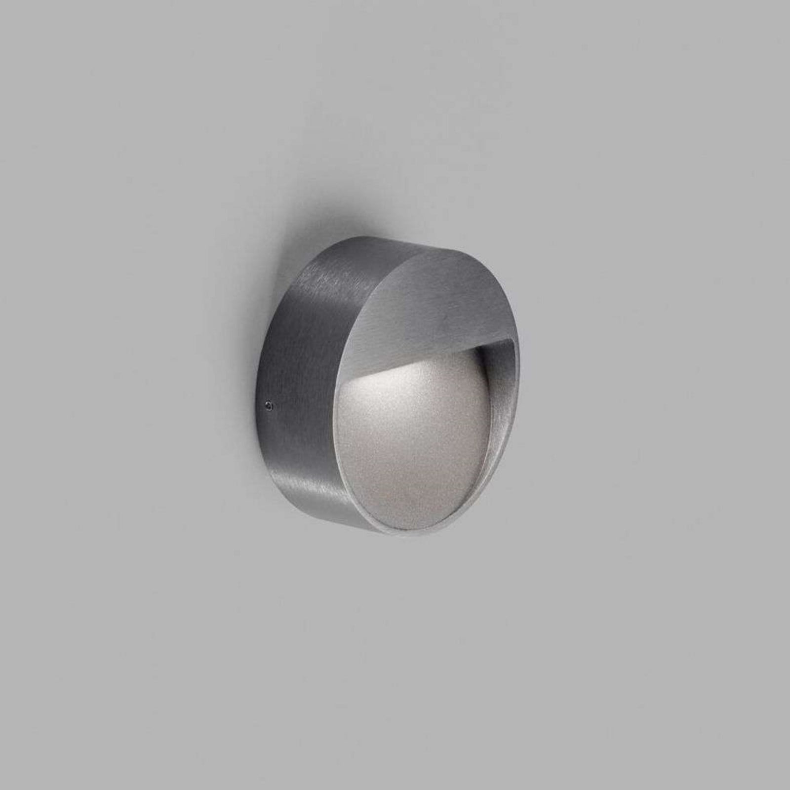 Serious 3 Væglampe IP54 2700K Titanium LIGHT-POINT - Terrasse - Aluminium