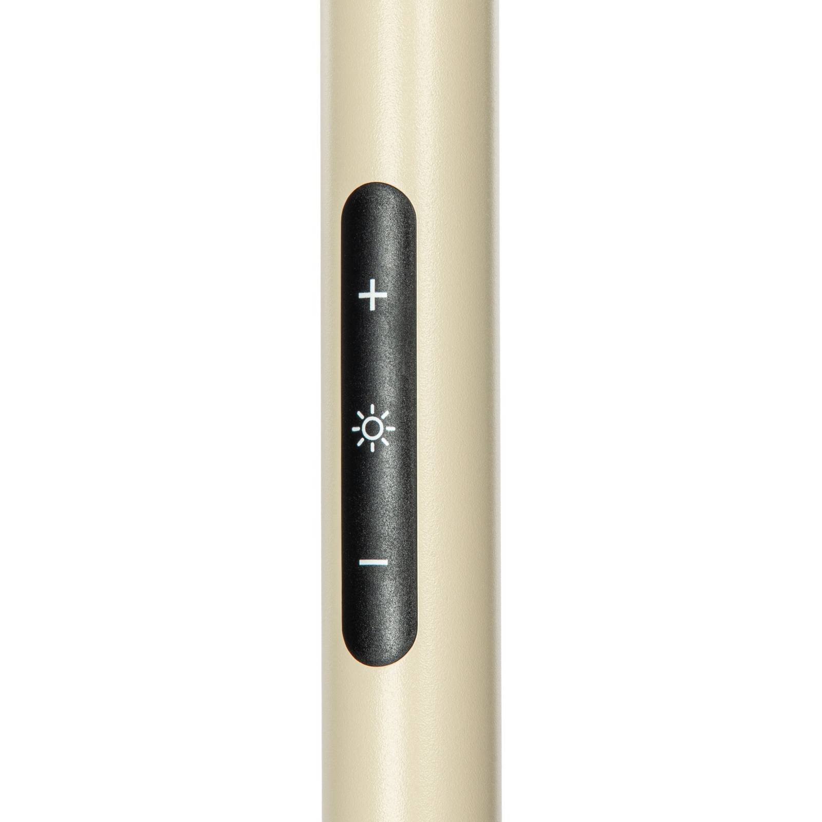 Lampa stojąca LED Arcchio Frile, beżowa, wysokość 190 cm, ściemniana
