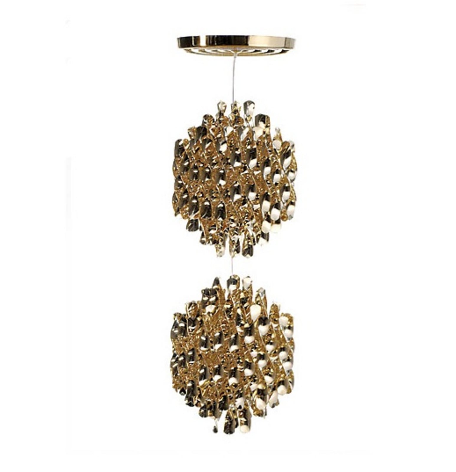 Spiral Pendel SP2 Guld m/loftplade - Verpan