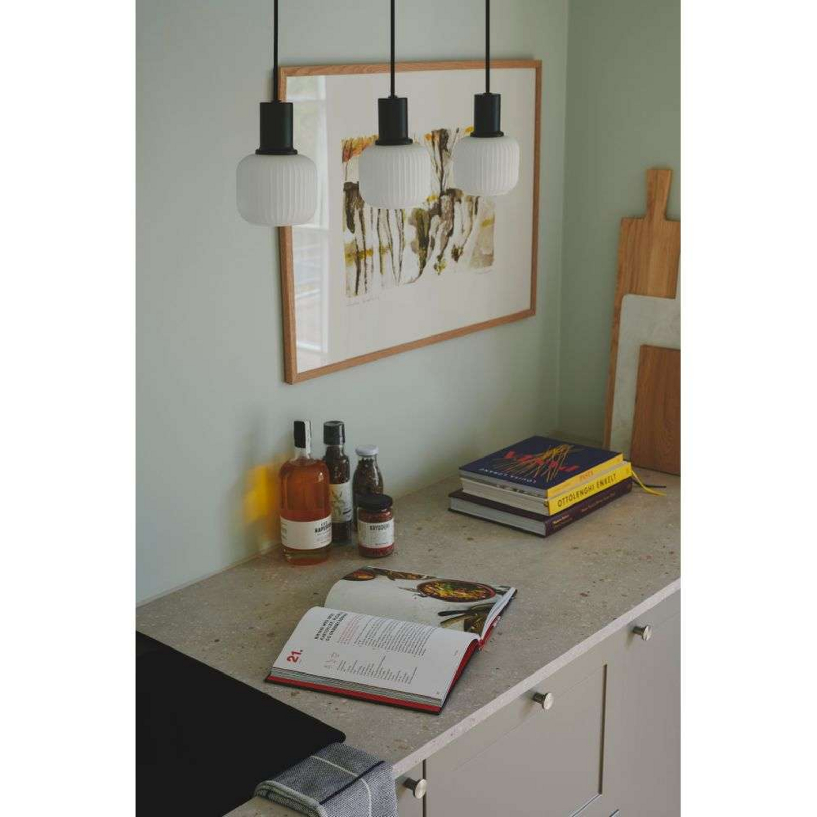 Milford 3 Mini Pendant Rail Black - Nordlux