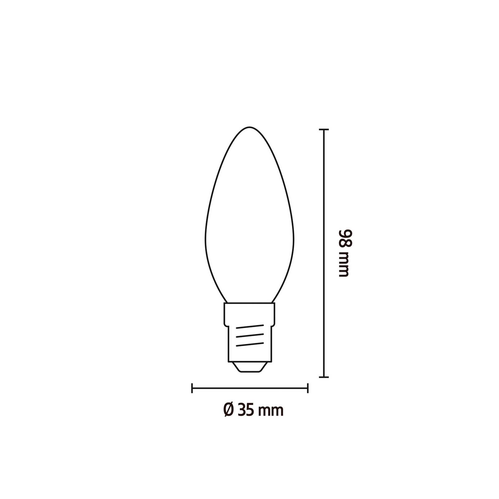 Calex Smart E14 B35 Kerze 4,9W 1800-3000K dim gold günstig online kaufen