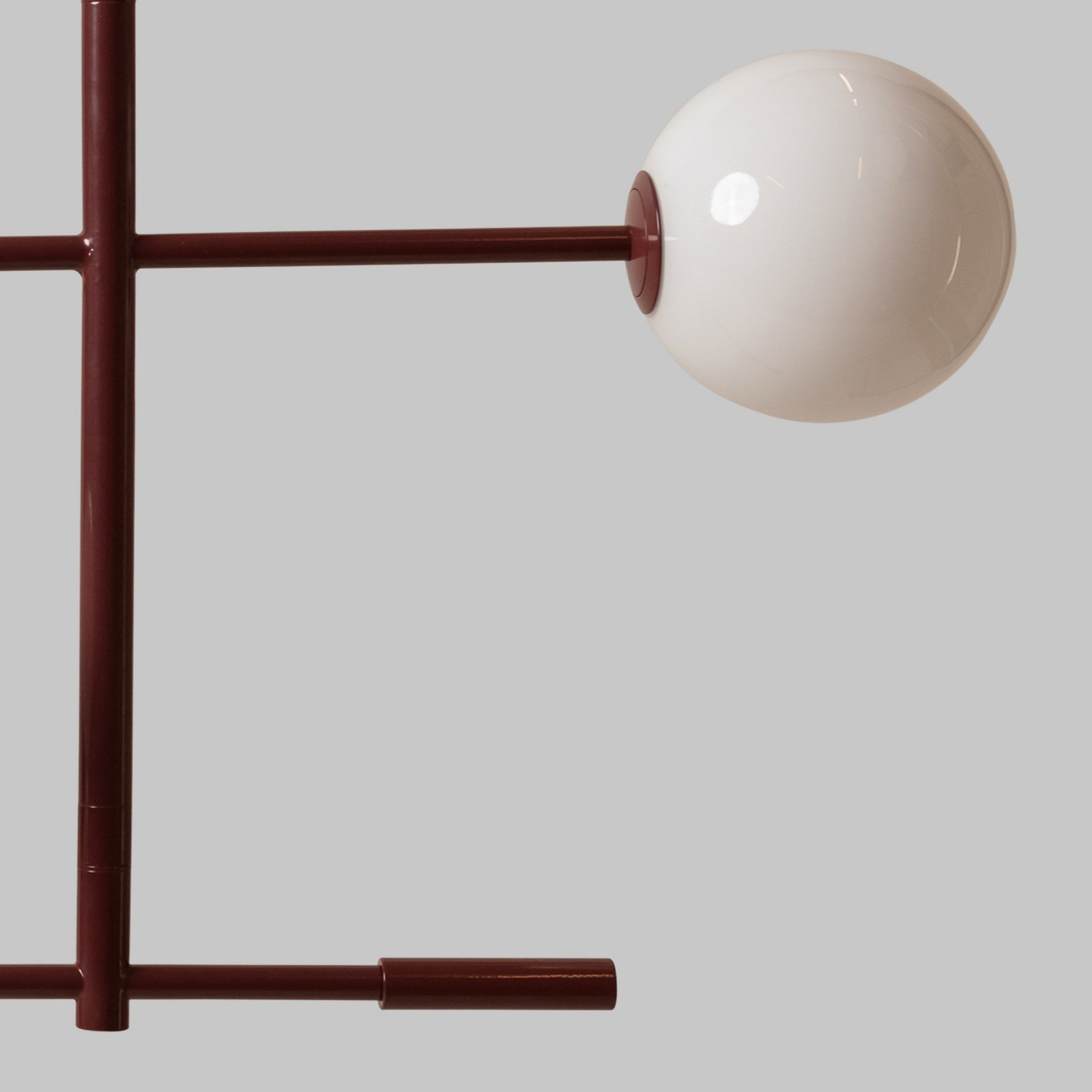 IT'S ABOUT ROMI Copenhagen hanging light, dark red, rotatable