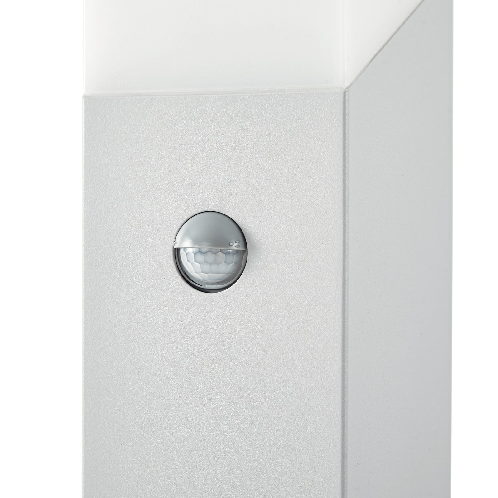 Stojací lampa Kiran, světle šedá, senzor, 60 cm, E27, IP44 – Lucande