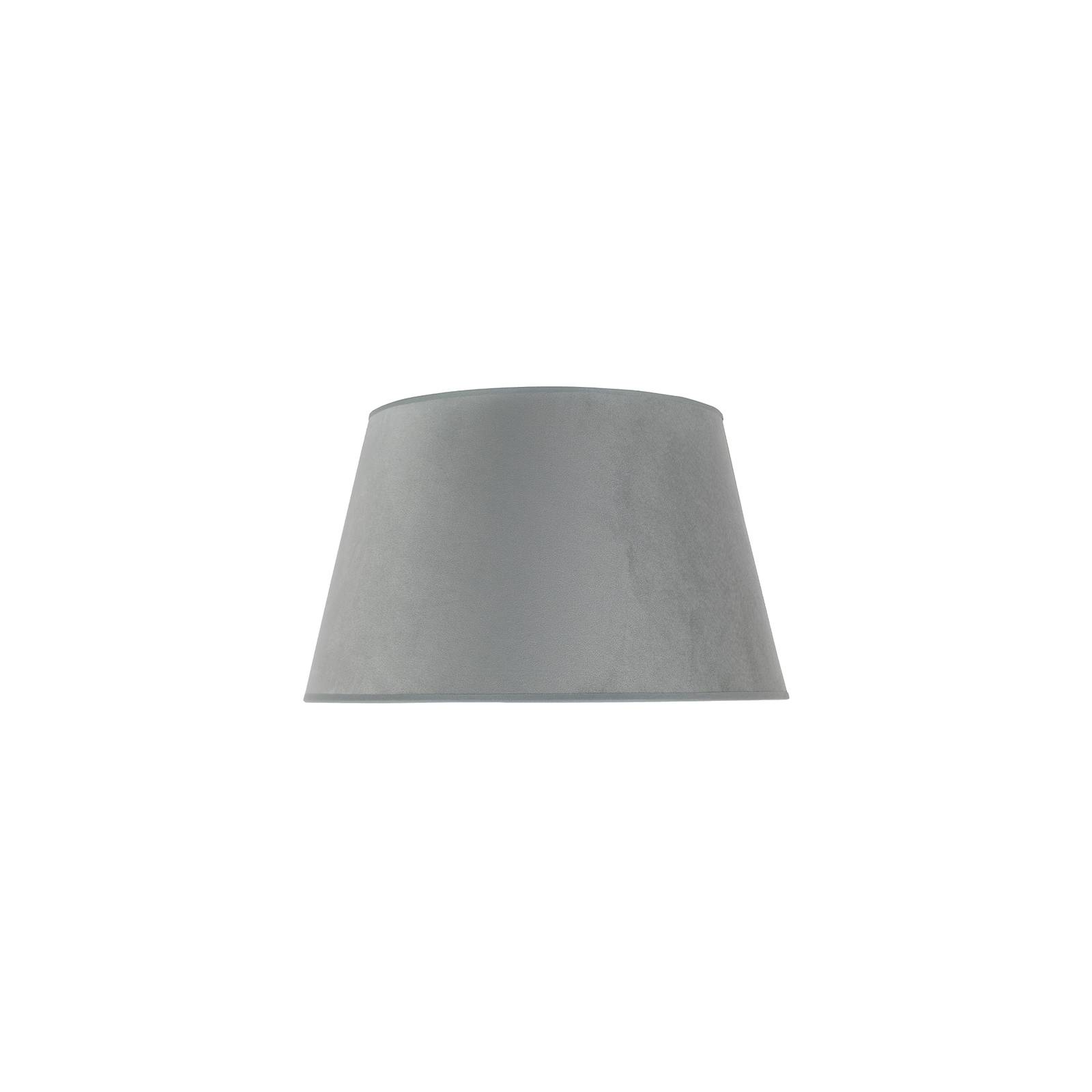 Euluna Cone lampshade height 18 cm, mint green/gold, suede, fabric, E27, H: 18 cm