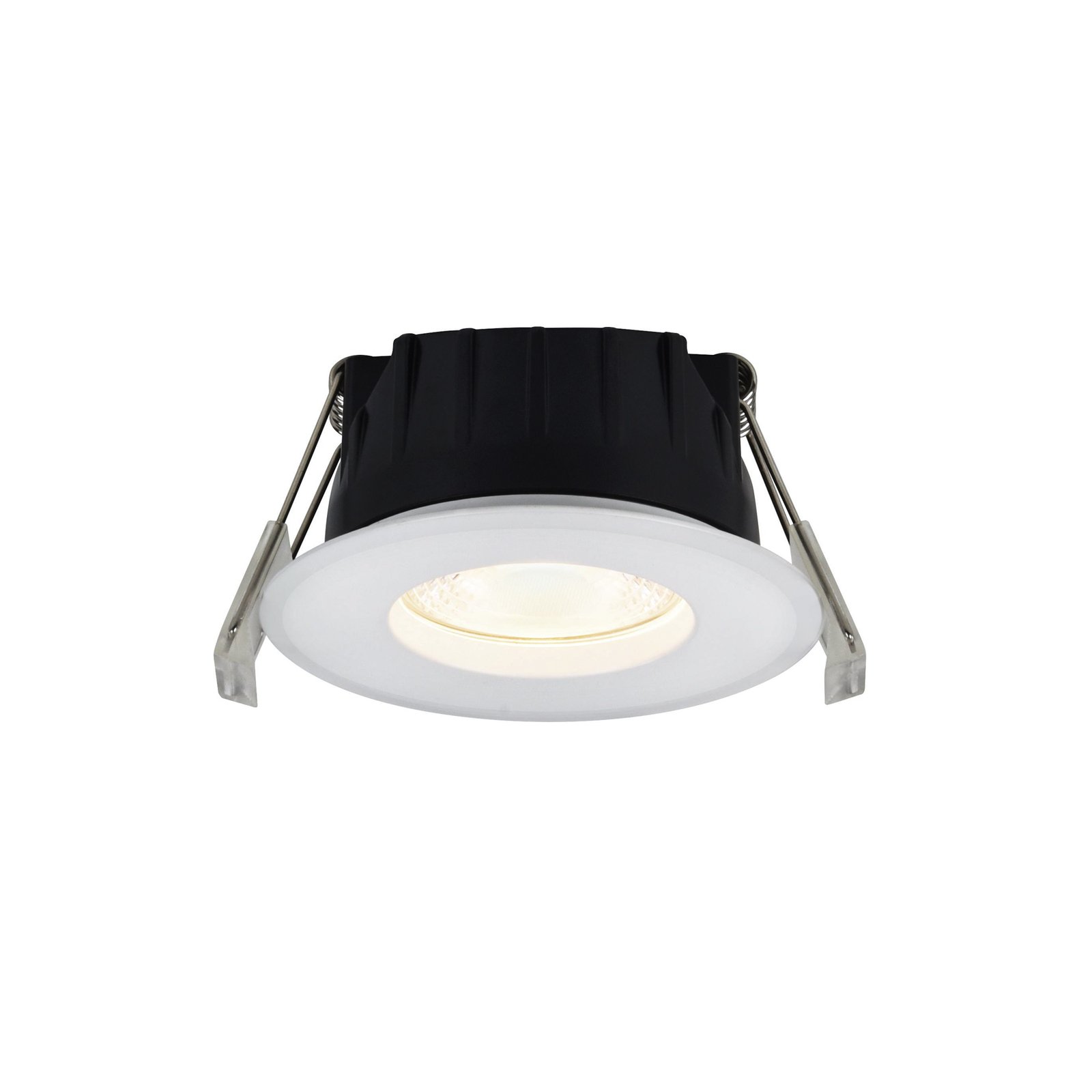 LED recessed downlight Rosalee, white, IP65, CCT switch