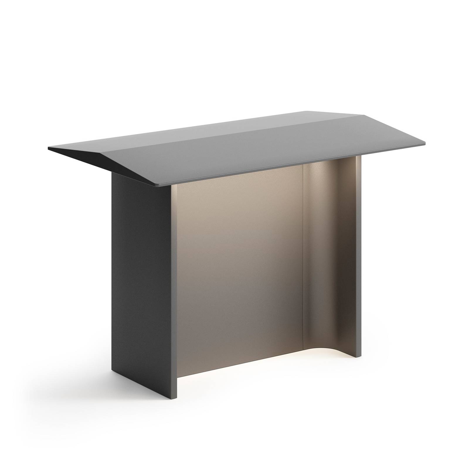 Luceplan LED Pillar Light - Outdoor Pillar Light - dimmable - Design - Silver