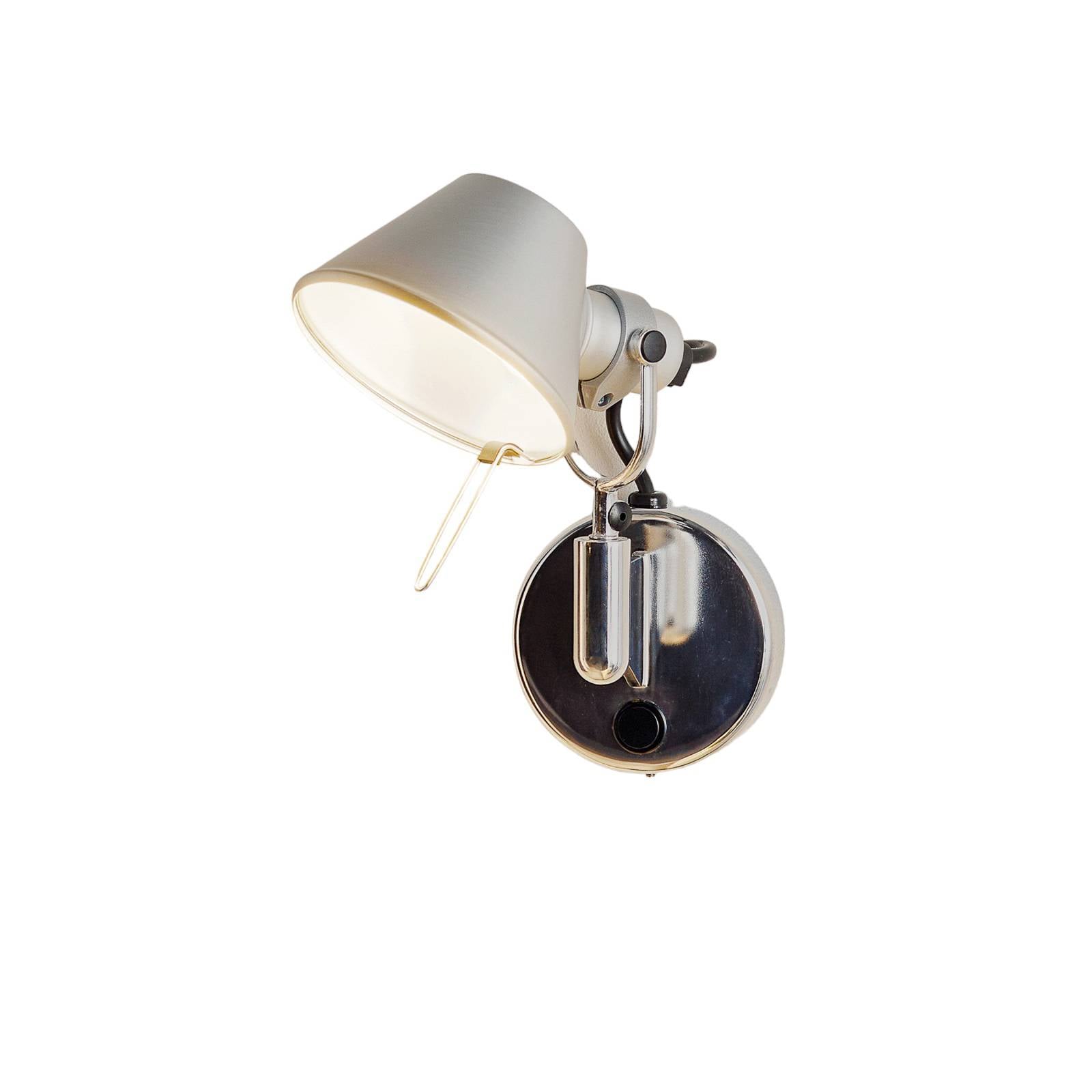 Artemide Tolomeo Micro Faretto LED-Wandleuchte, 3.000K, grau