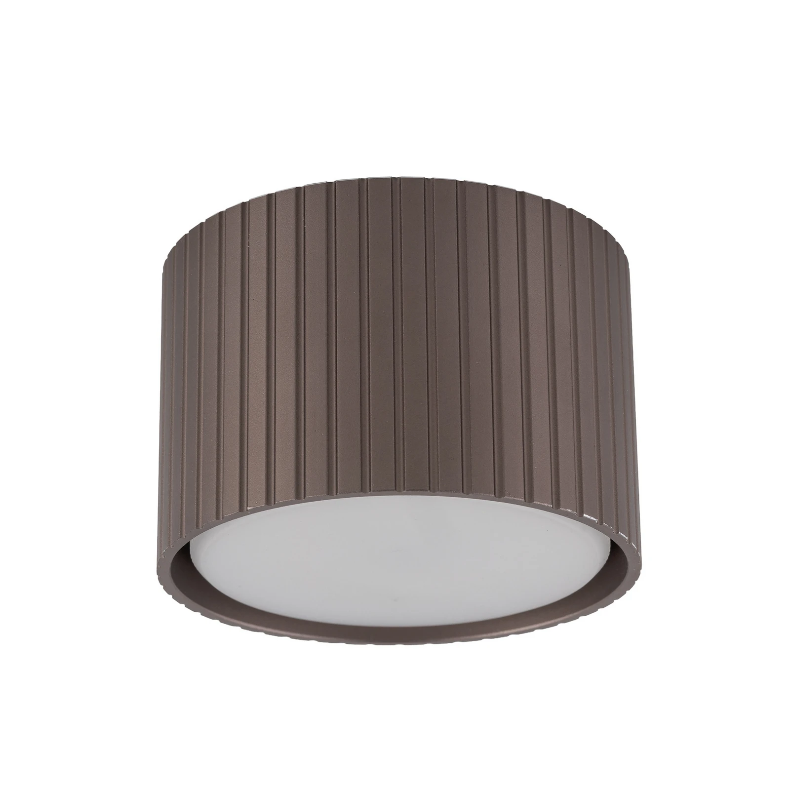 Downlight Ferro, καφέ, πλαστικό, ύψος 6 cm, GX53