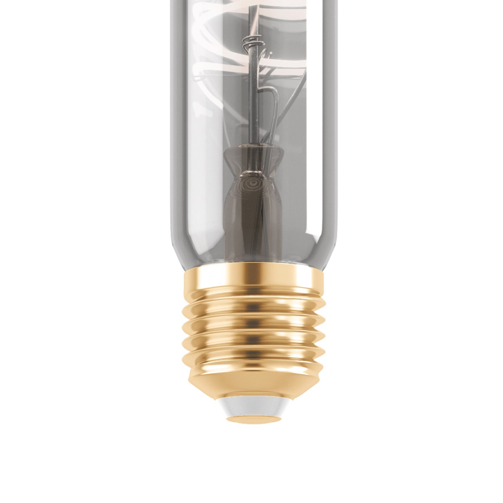 Tube LED bulb E27 4W T30 1,700K Filament smoky