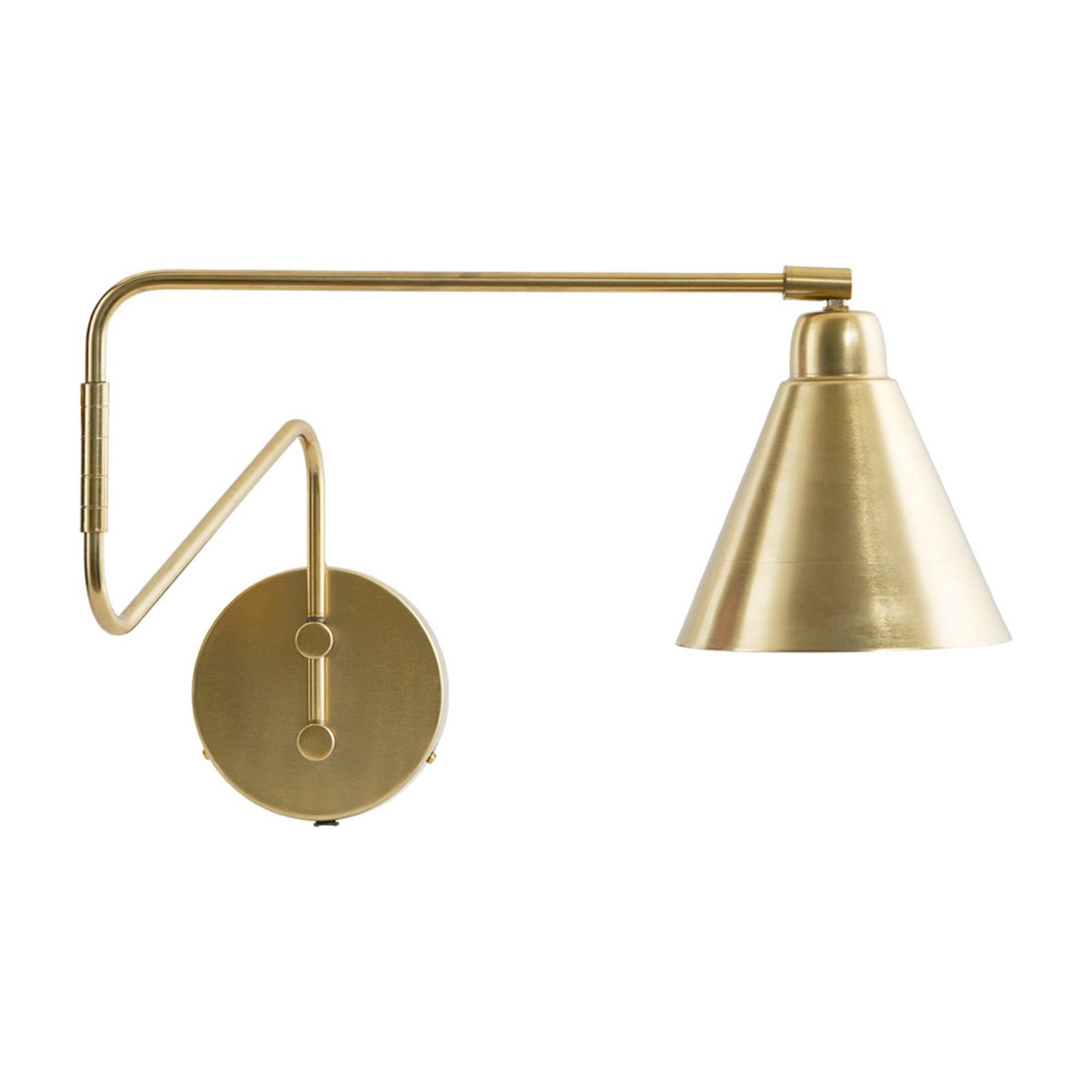 Game Fali Lámpa 70cm Brass/White - House Doctor