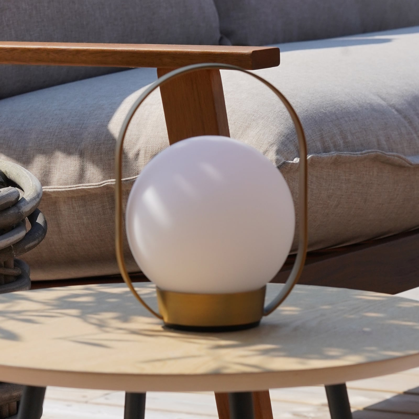 Palla T1 Portable Lampe de Table Burnished Brass - Antidark Palla T1 Portable Lampe de Table Burnished Brass - Antidark