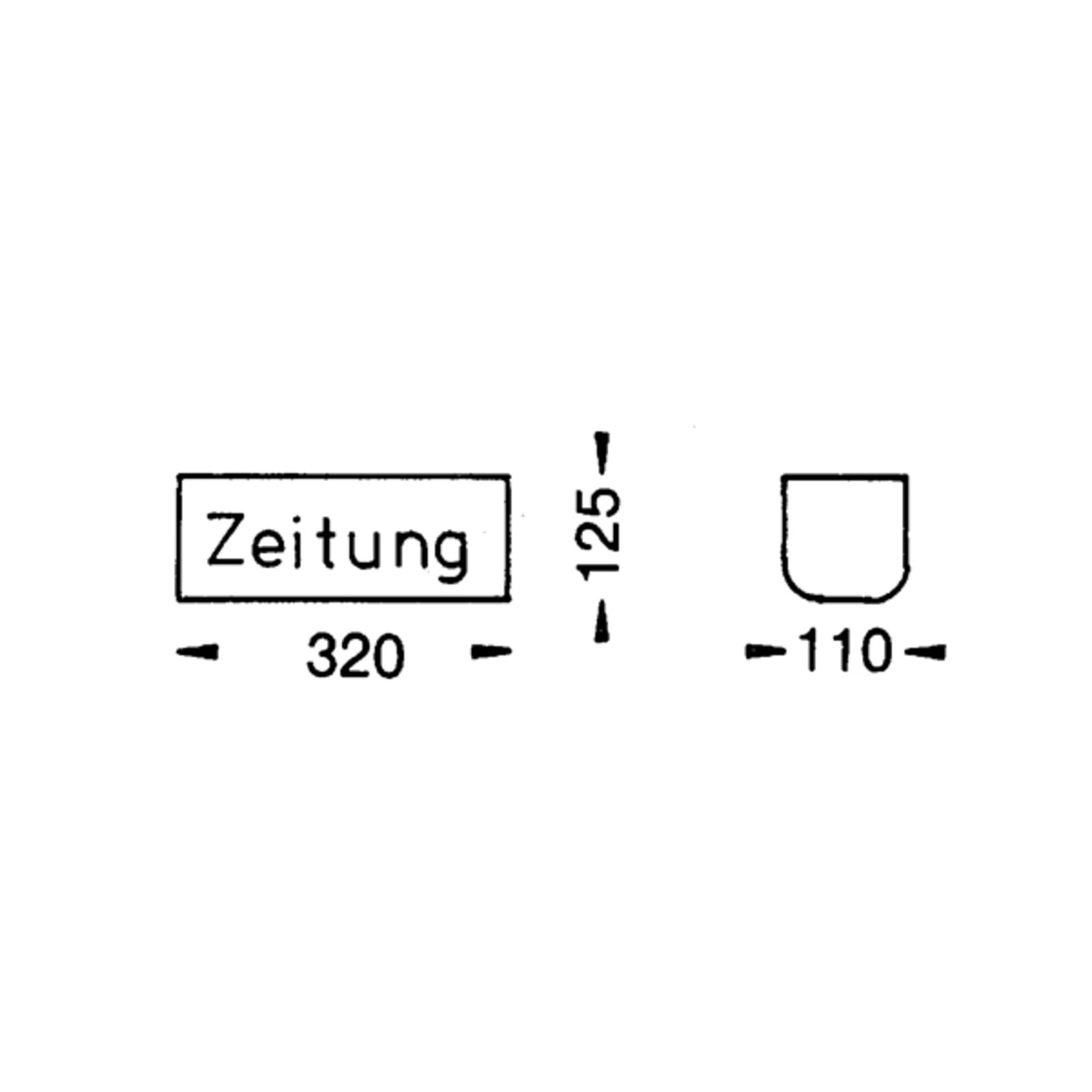 Zeitungshalter 805