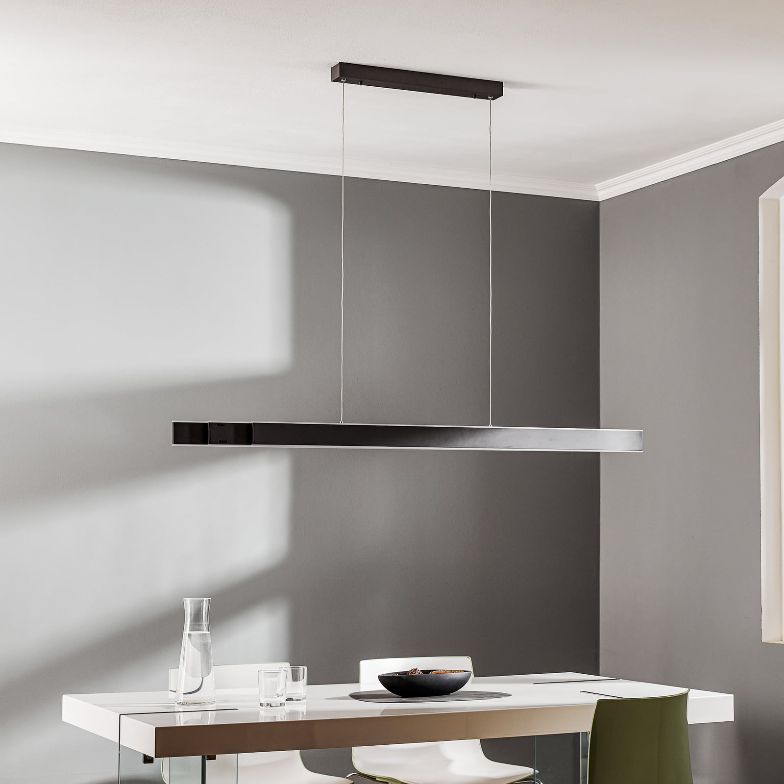 Lume LED-Pendelleuchte, graphite, CCT - PURE Lume LED-Pendelleuchte, graphite, CCT - PURE