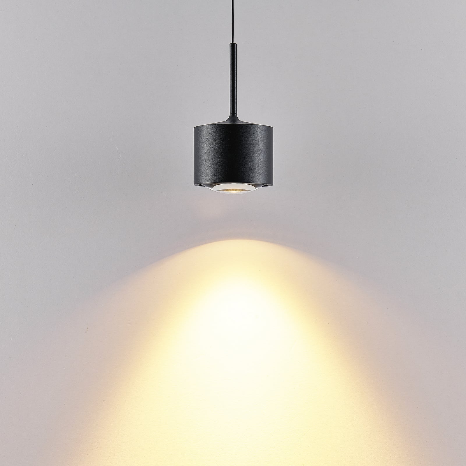 LED-riippvalgusti MAG MINI, must, Ø 9 cm, CCT, hämardatav, metall